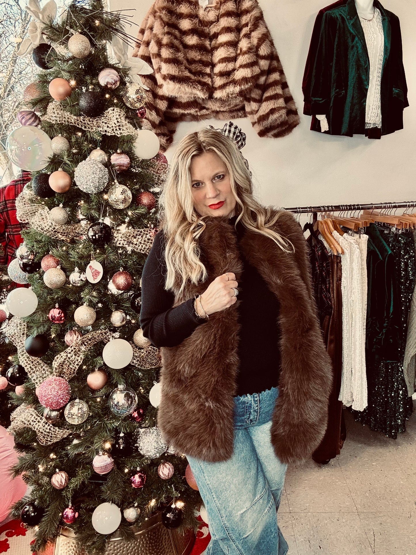 Darcy Faux Fur Vest