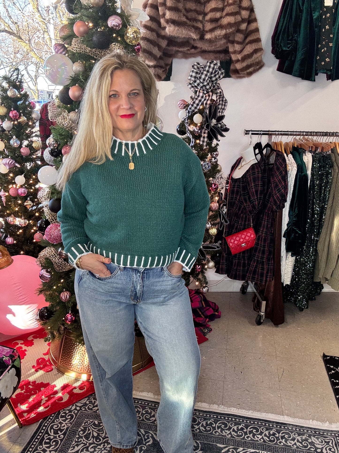 Clara Christmas Holiday Sweater