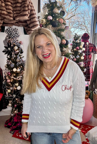 CUSTOM Chiefs Varsity Sweater