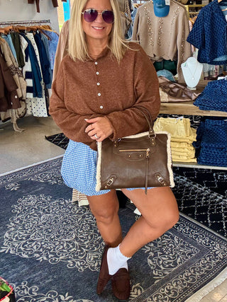Abby Rose Brown Piper Cardigan