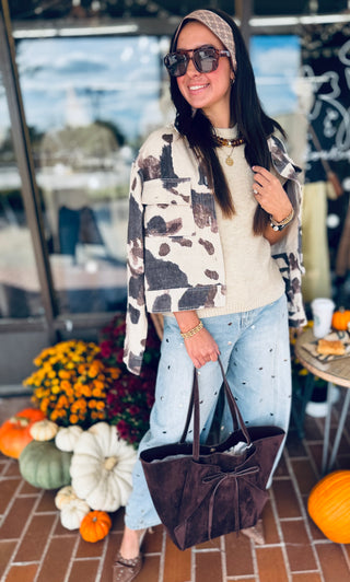 Bianca Studded Barrel Denim