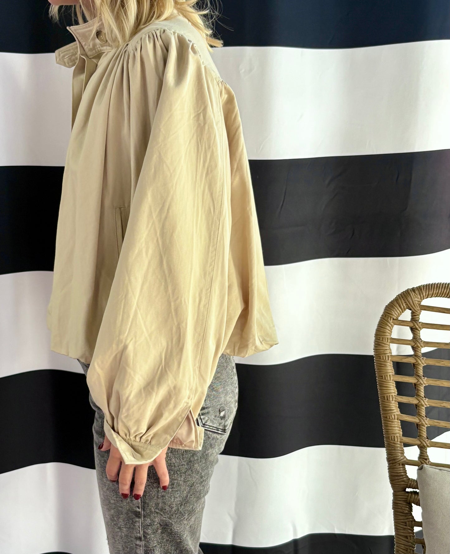 Beren Balloon Trench Jacket