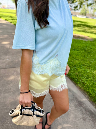 Lace & Lounge Tee