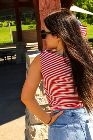Harper Stripe Off Shoulder Top