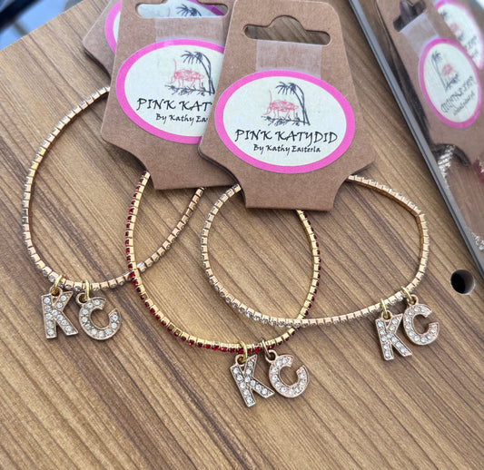 KC Rhinestone Stretch Bracelet