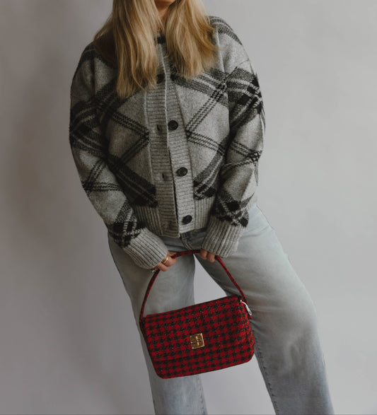 Mimi Plaid Pullover Cardigan