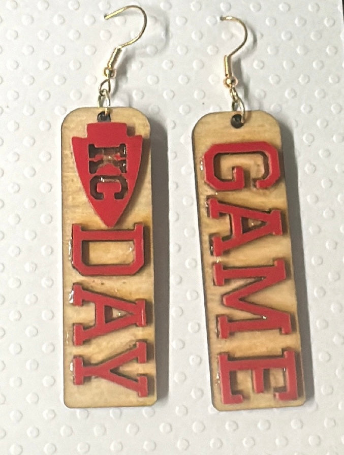 Kc Game Day Earring