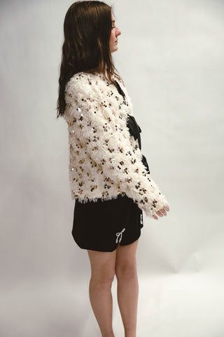 Delaney Shaggy Textured Cardigan
