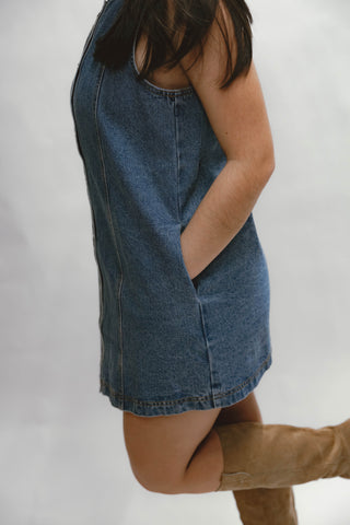 Dallas Denim Mini Dress