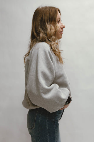 Piper Snap Button Collared Sweatshirt