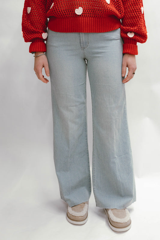 Dear John Fiona Railroad Stripe Jeans