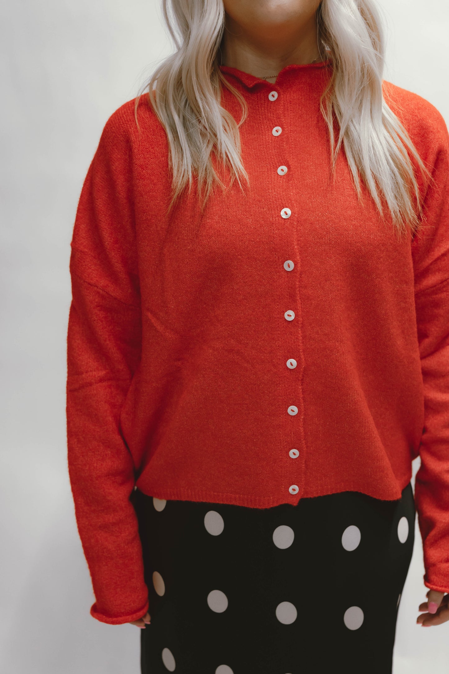 Abby Rose Red Piper Cardigan