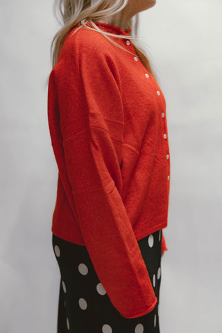 Abby Rose Red Piper Cardigan
