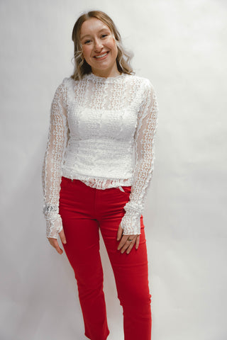 Maison Rouge Lace Top