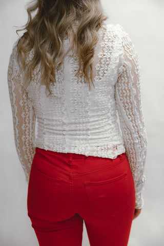 Maison Rouge Lace Top