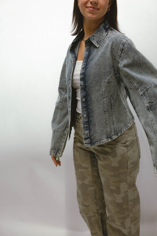 Bluebell Barrel Sleeve Denim