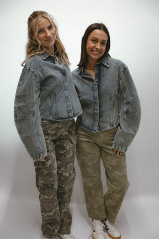 Bluebell Barrel Sleeve Denim