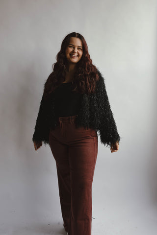 Himari Metallic Fringe Jacket