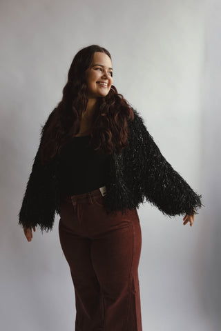 Himari Metallic Fringe Jacket