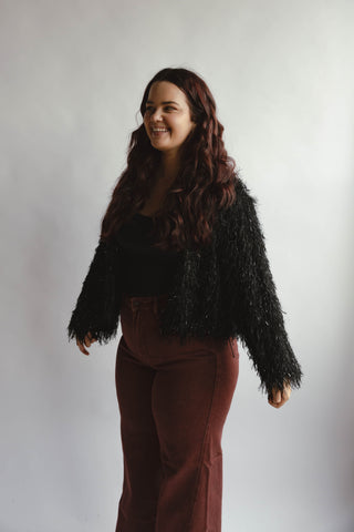 Himari Metallic Fringe Jacket