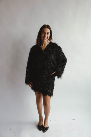 Himari Metallic Fringe Jacket