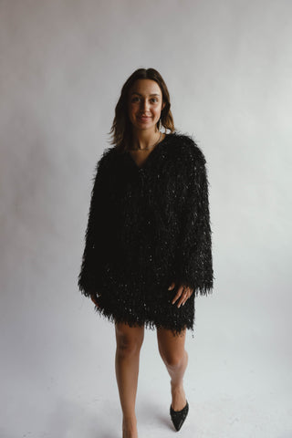Himari Metallic Fringe Jacket