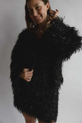 Himari Metallic Fringe Jacket