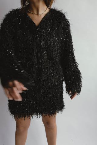 Himari Metallic Fringe Jacket