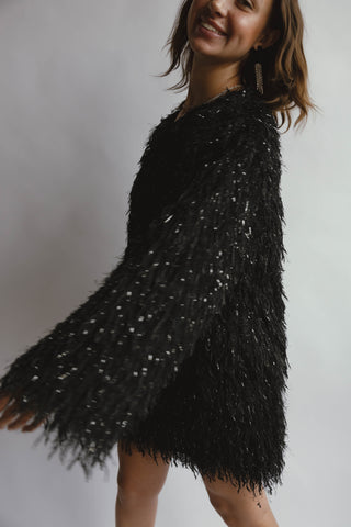 Himari Metallic Fringe Jacket