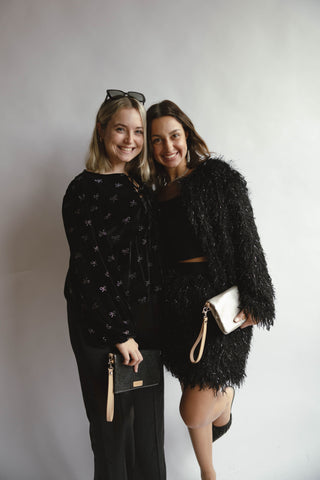 Tina Bow Tie Velvet Top