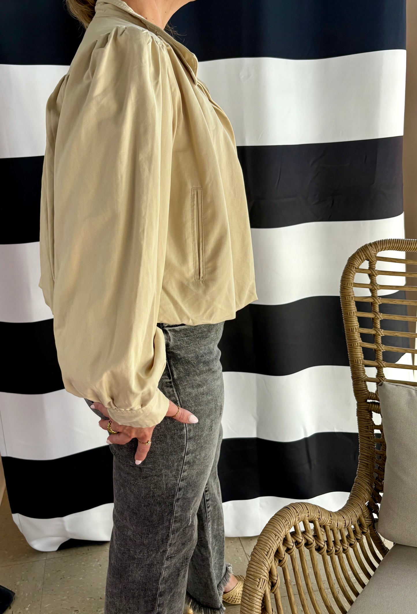 Beren Balloon Trench Jacket