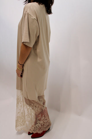 Chloe Casual Chic Lace Maxi Dress
