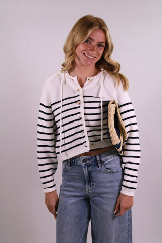 Annalora Button Up Hoodie