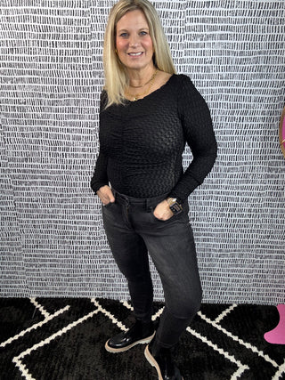 Judy Blue Black Washed Skinny Jeans