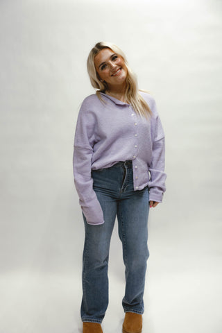 Abby Rose Lavender Piper Cardigan