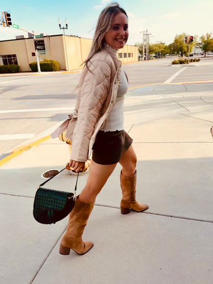 Chic Quilted Puffer Jacket