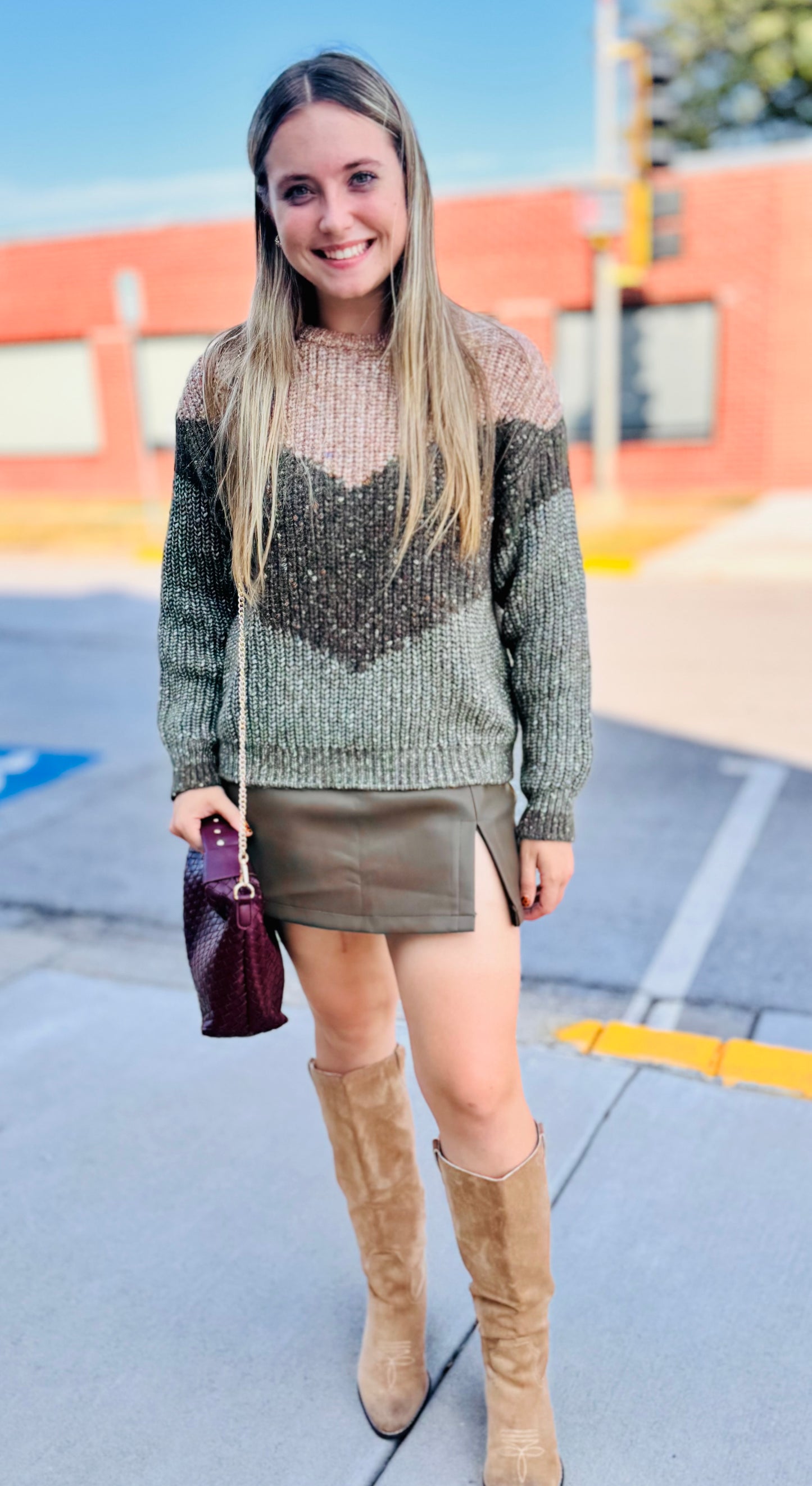 Eden Chevron Sweater