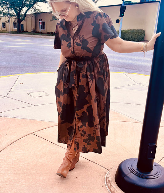 Somerton Floral Midi Dress