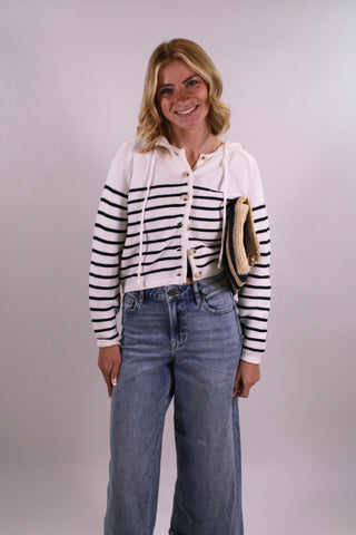 Annalora Button Up Hoodie