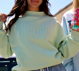 Flyover Mock Neck Sweatshirt