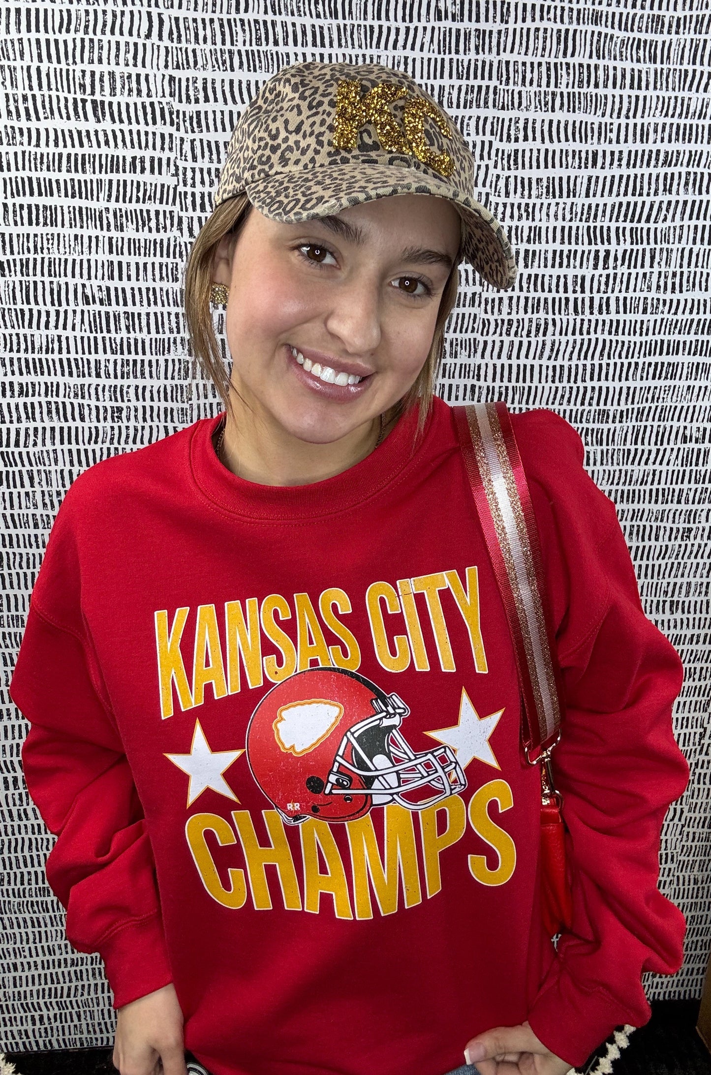 Stars Kansas City Champs Red Sweatshirt