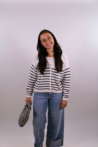 Annalora Button Up Hoodie