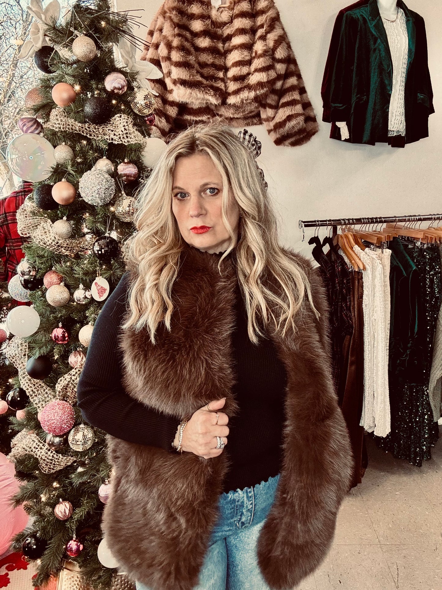 Darcy Faux Fur Vest