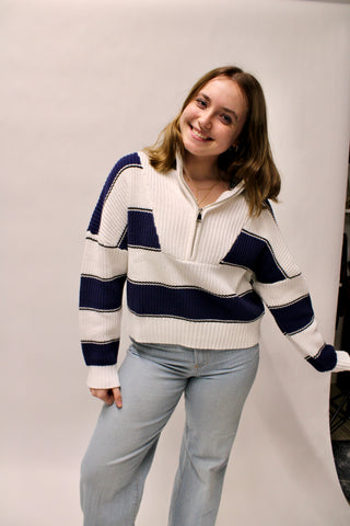 The Sloane 1/4 Zip Sweater