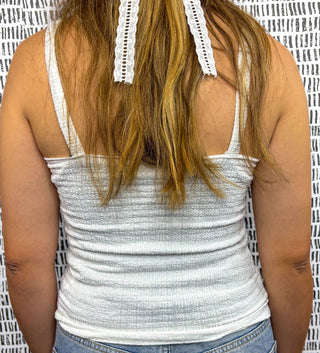 Claire Textured Scoop Neck Tank