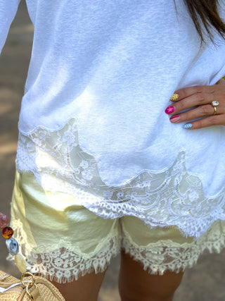 Lace & Lounge Tee