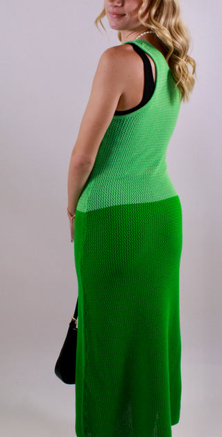 Lola Crochet Block Dress