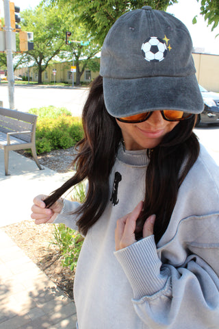 Soccer KC Vintage Wash Hat