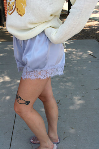 Girls Night Satin Shorts