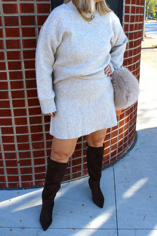 Aspen Sweater Mini Skirt
